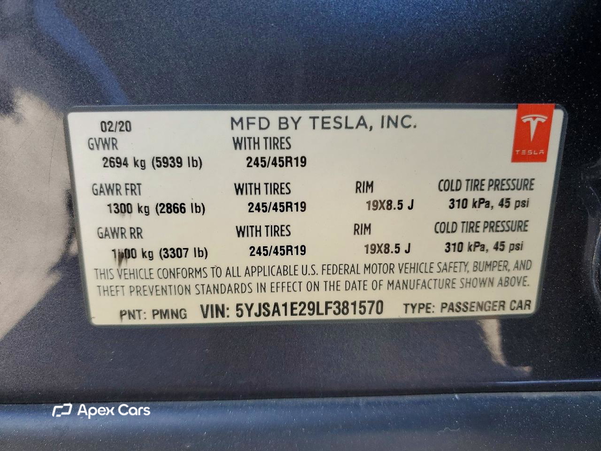 Tesla Model S 2020