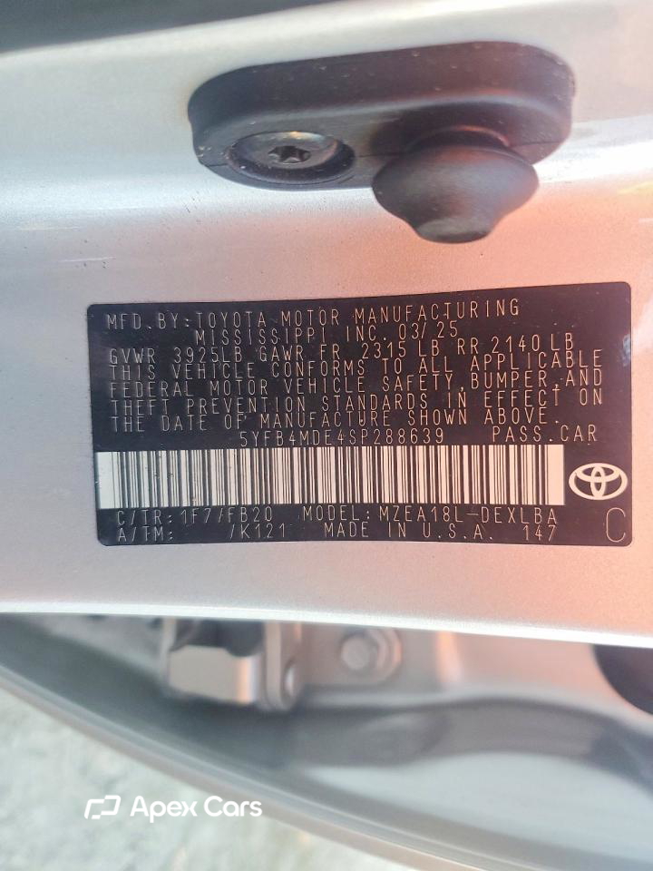 Toyota Corolla 2025