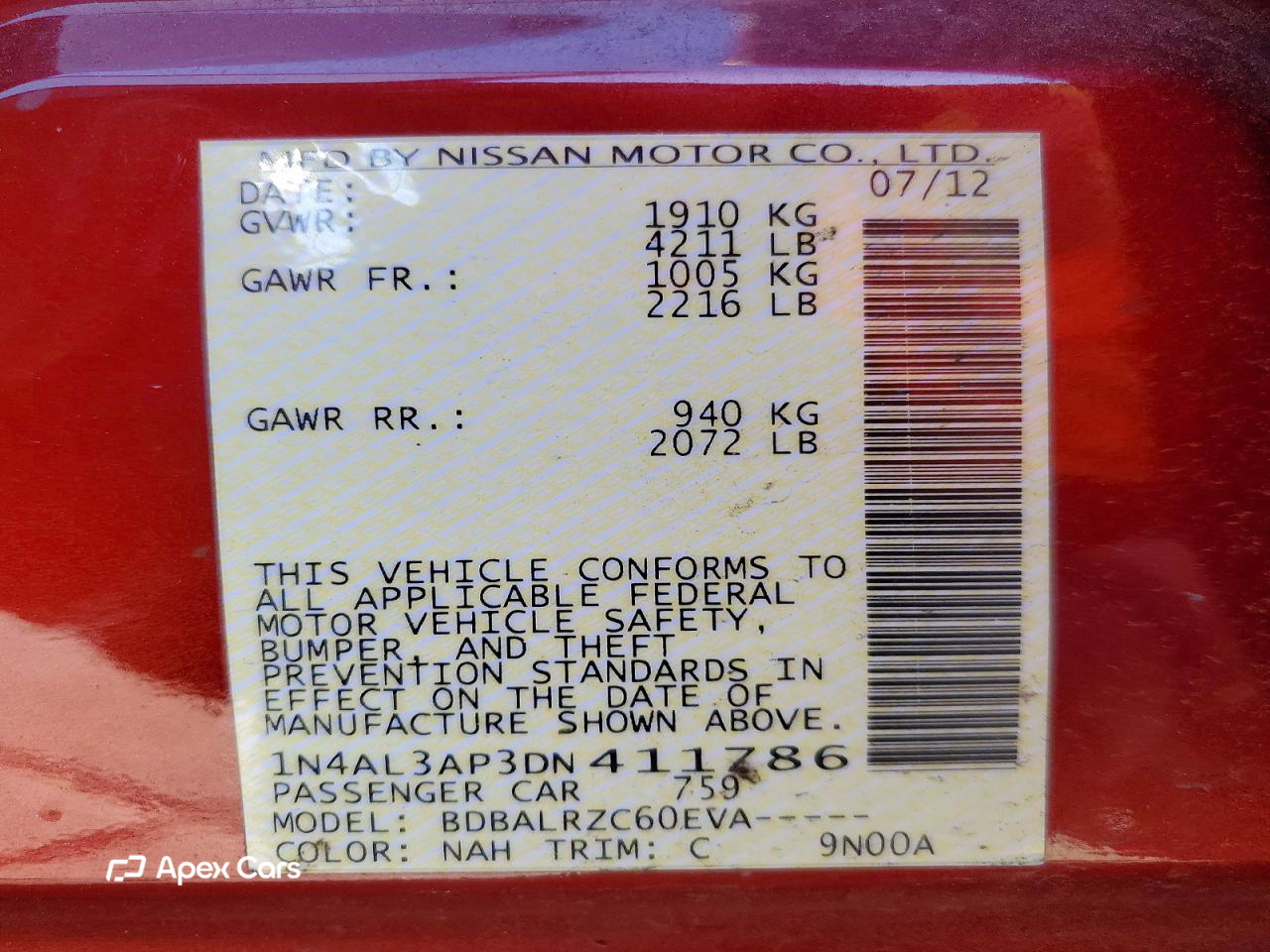 Nissan Altima 2013