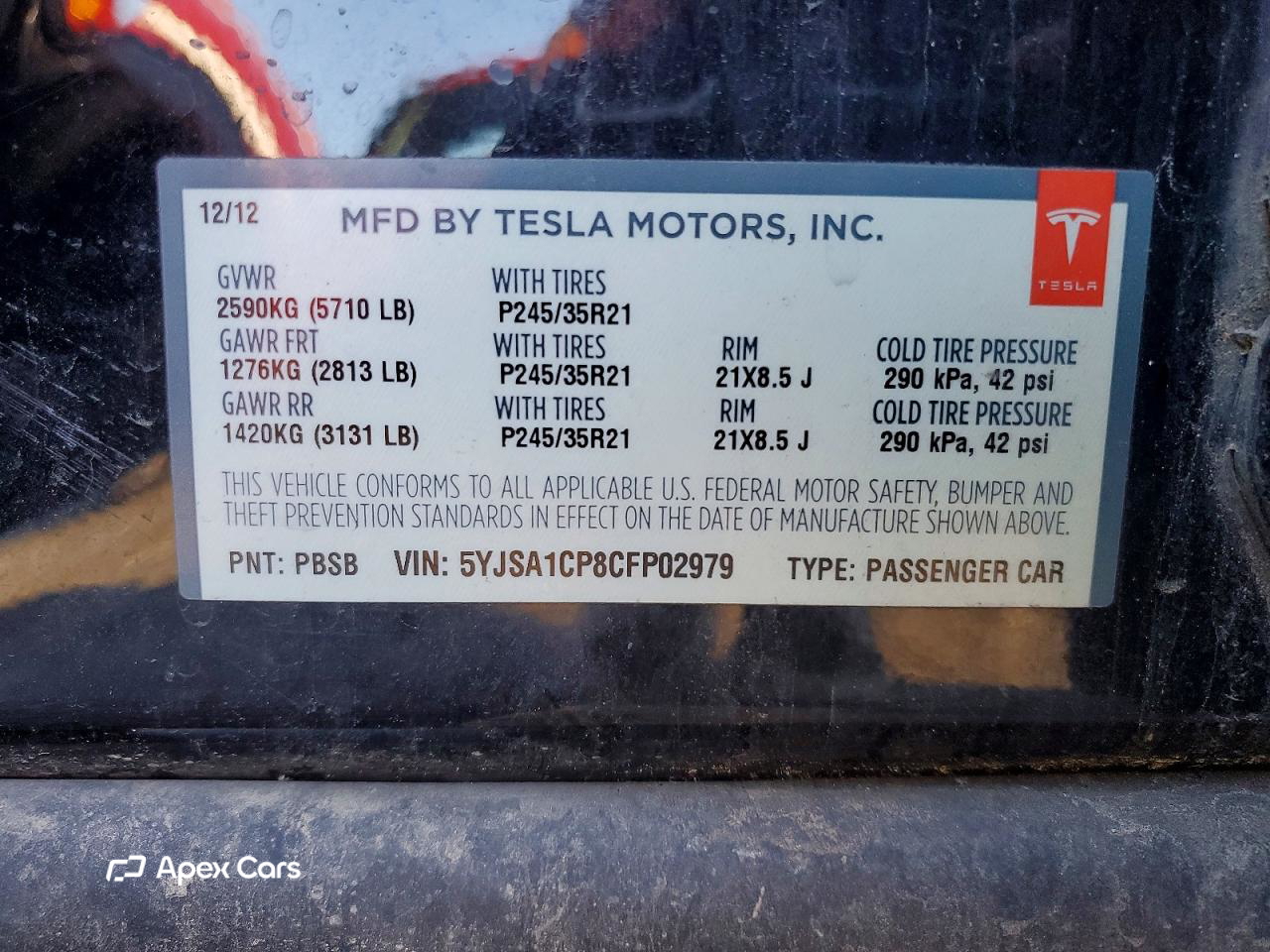 Tesla Model S 2012