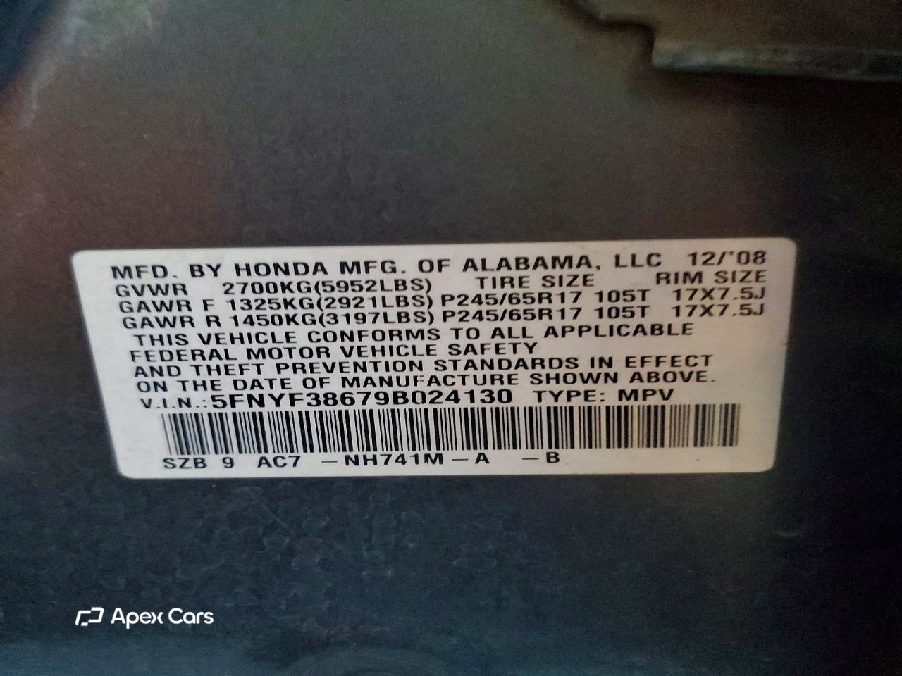 Honda Pilot 2009