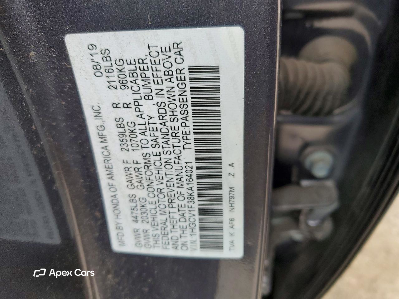 Honda Accord 2019