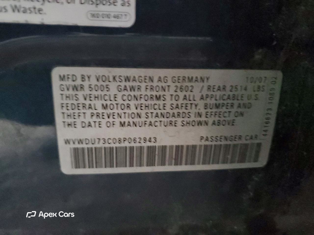 Volkswagen Passat 2008