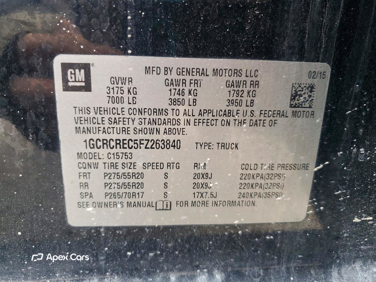 Chevrolet Silverado 2015