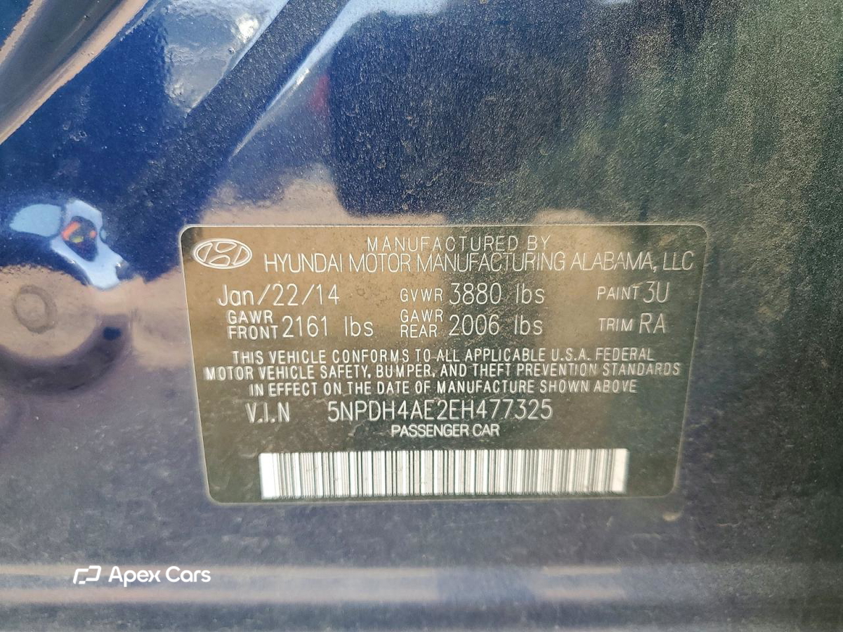 Hyundai Elantra 2014