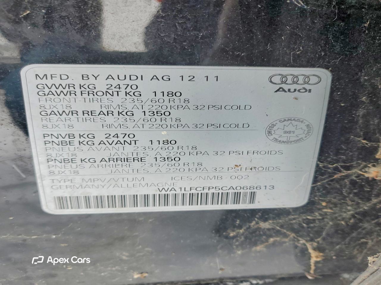 Audi Q5 2012