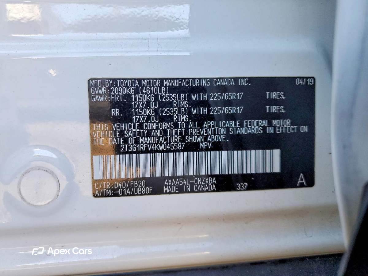 Toyota RAV 4 2019