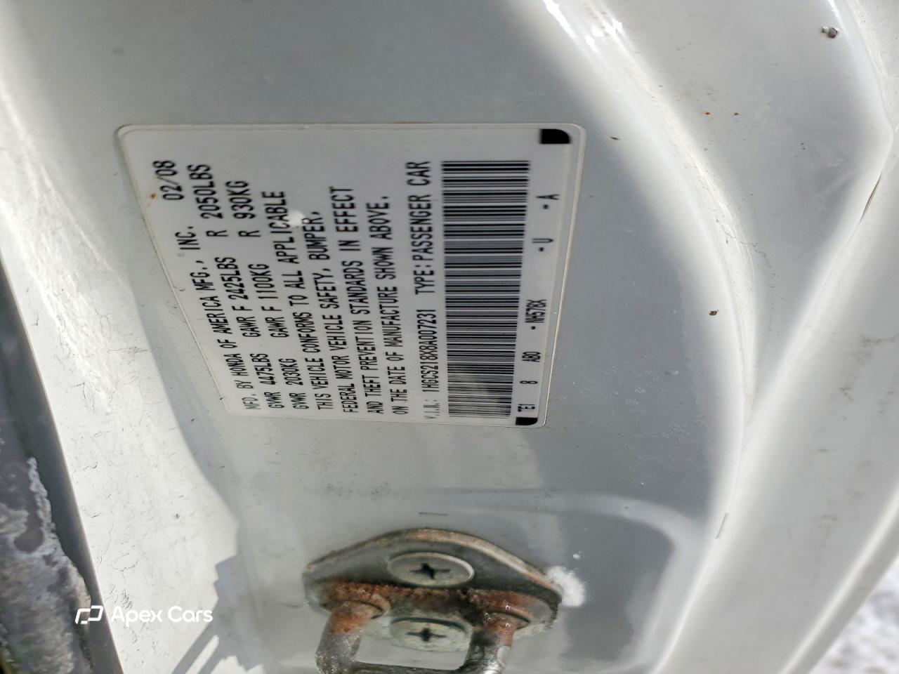 Honda Accord 2008