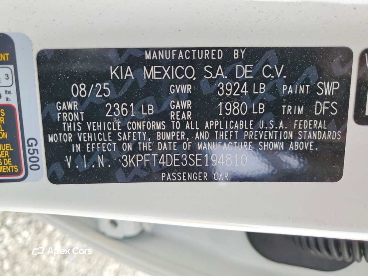 Kia K4 2025