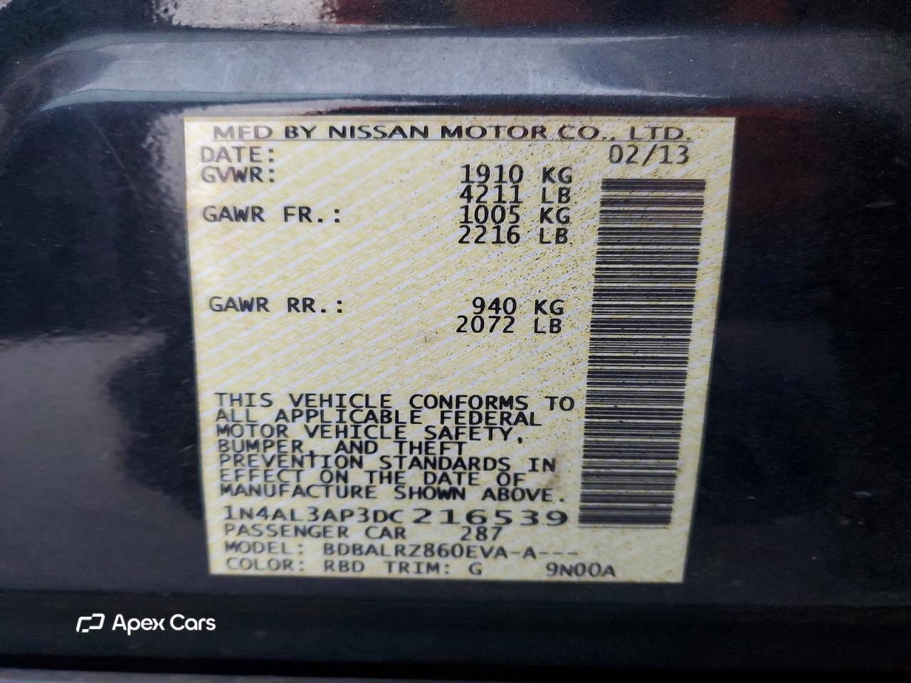 Nissan Altima 2013