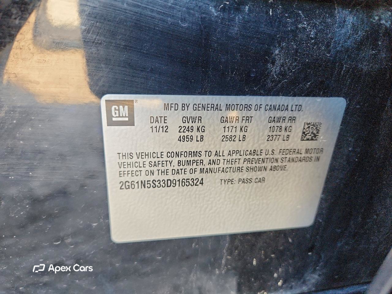 Cadillac XTS 2013