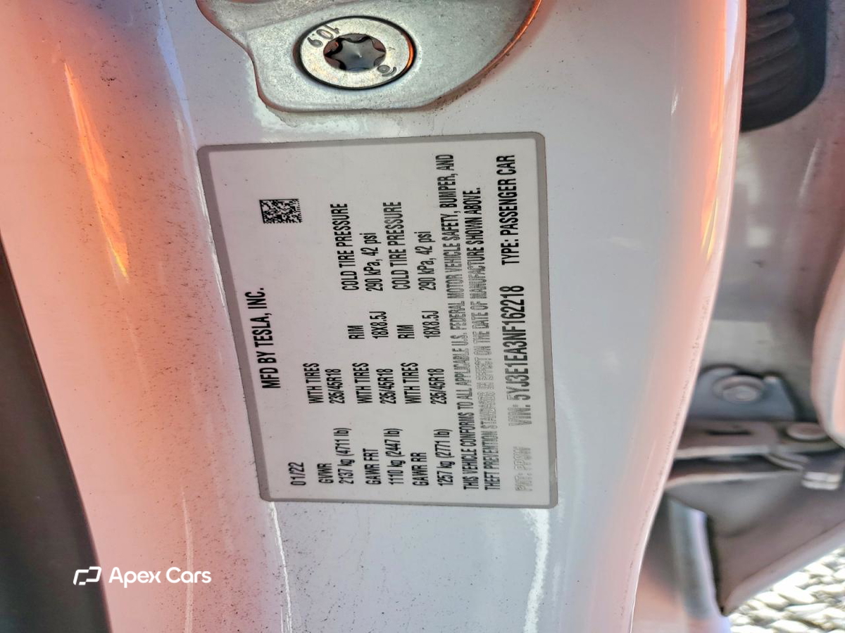 Tesla Model 3 2022