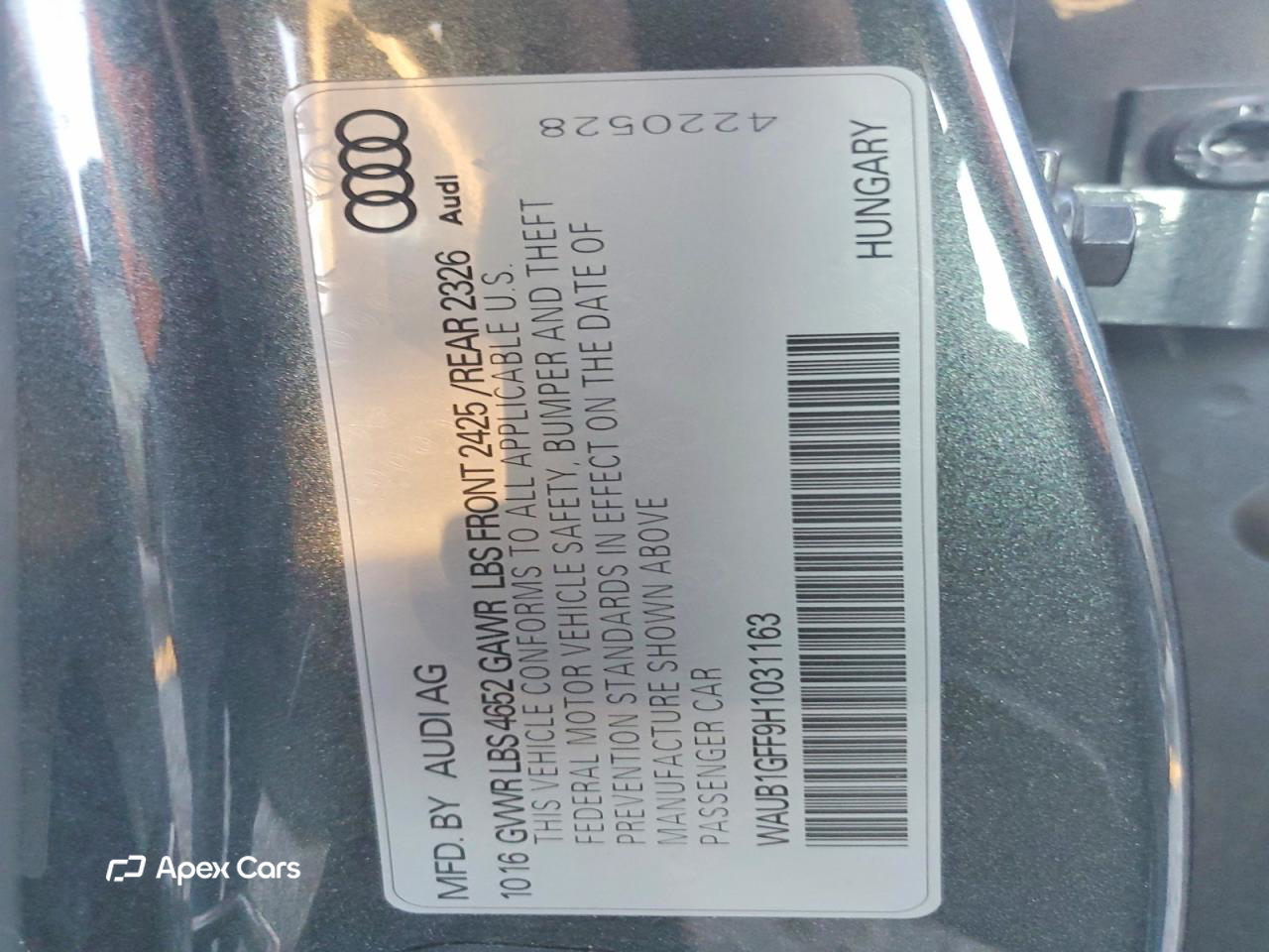 Audi S3 2017