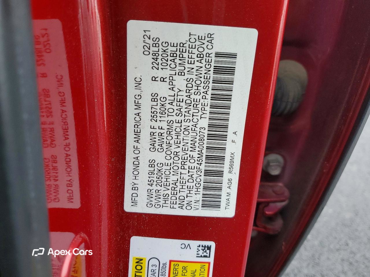 Honda Accord 2021