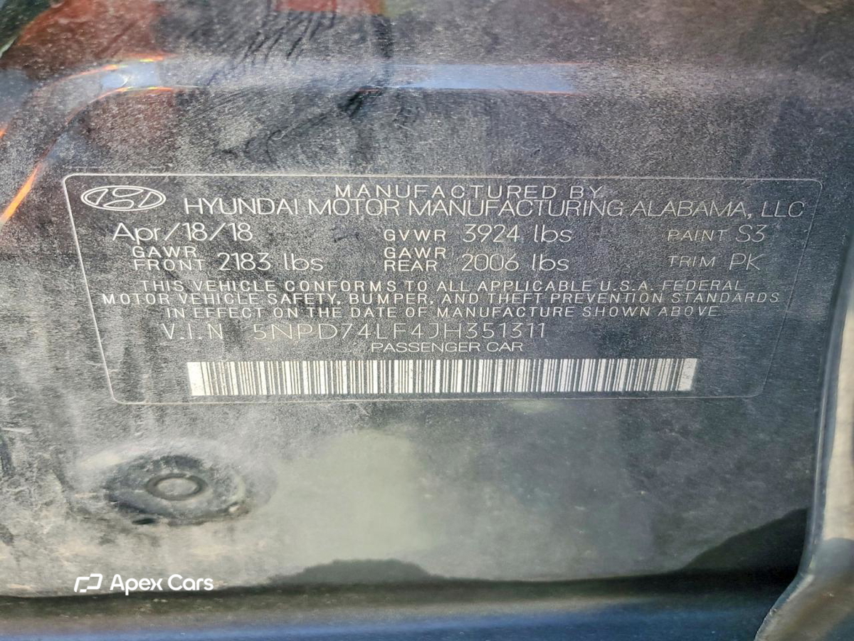 Hyundai Elantra 2018