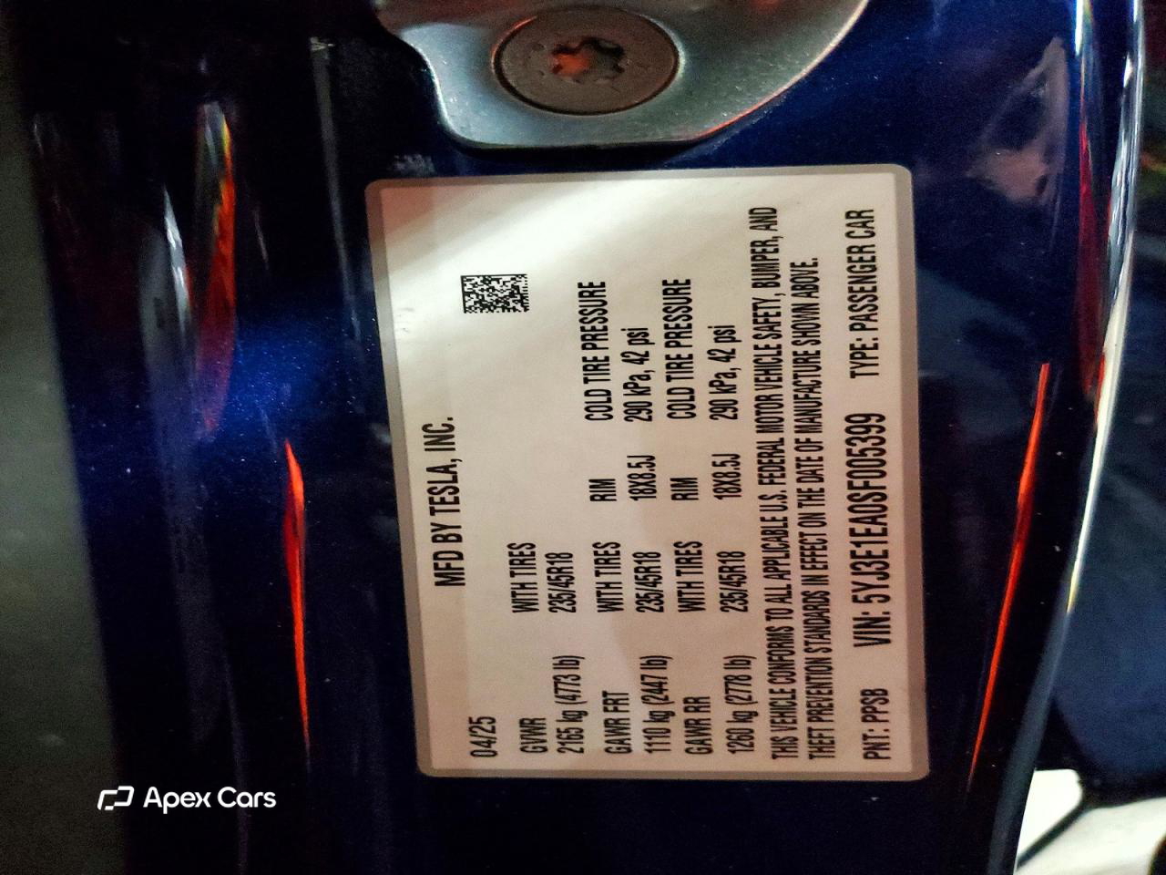 Tesla Model 3 2025