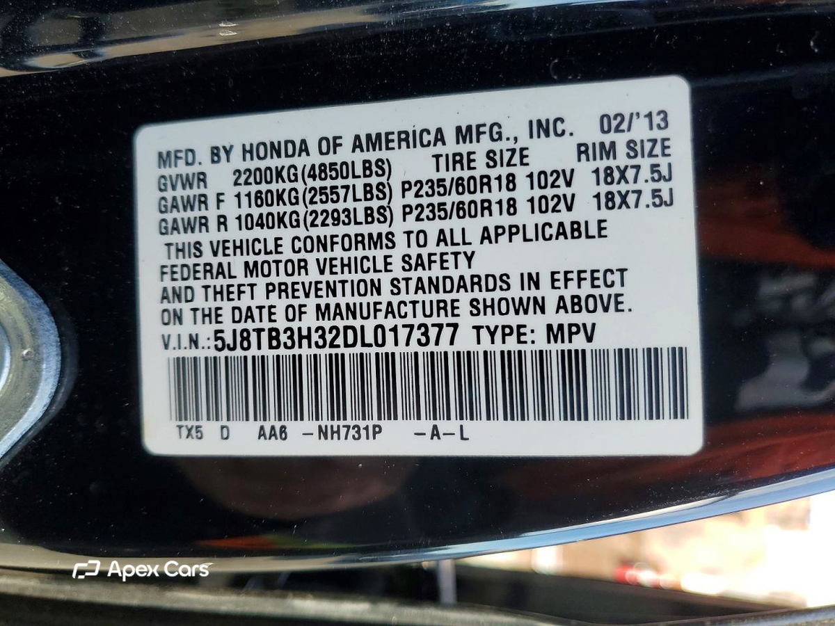 Acura RDX 2013