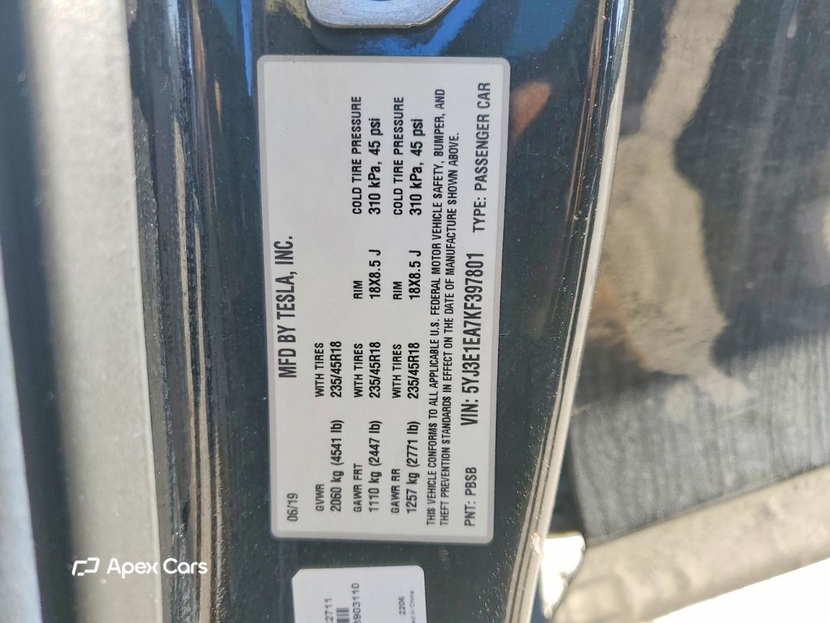 Tesla Model 3 2019