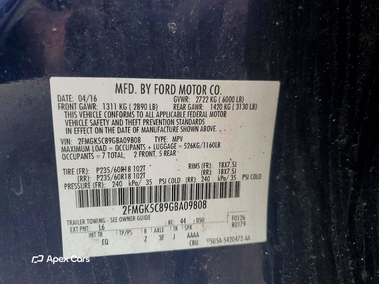 Ford Flex 2016