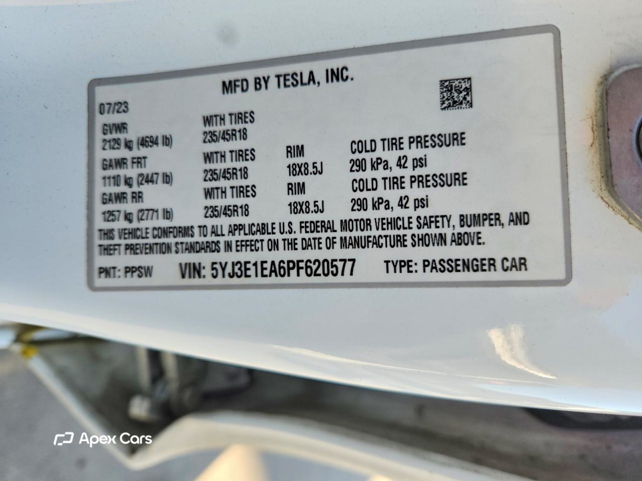 Tesla Model 3 2023