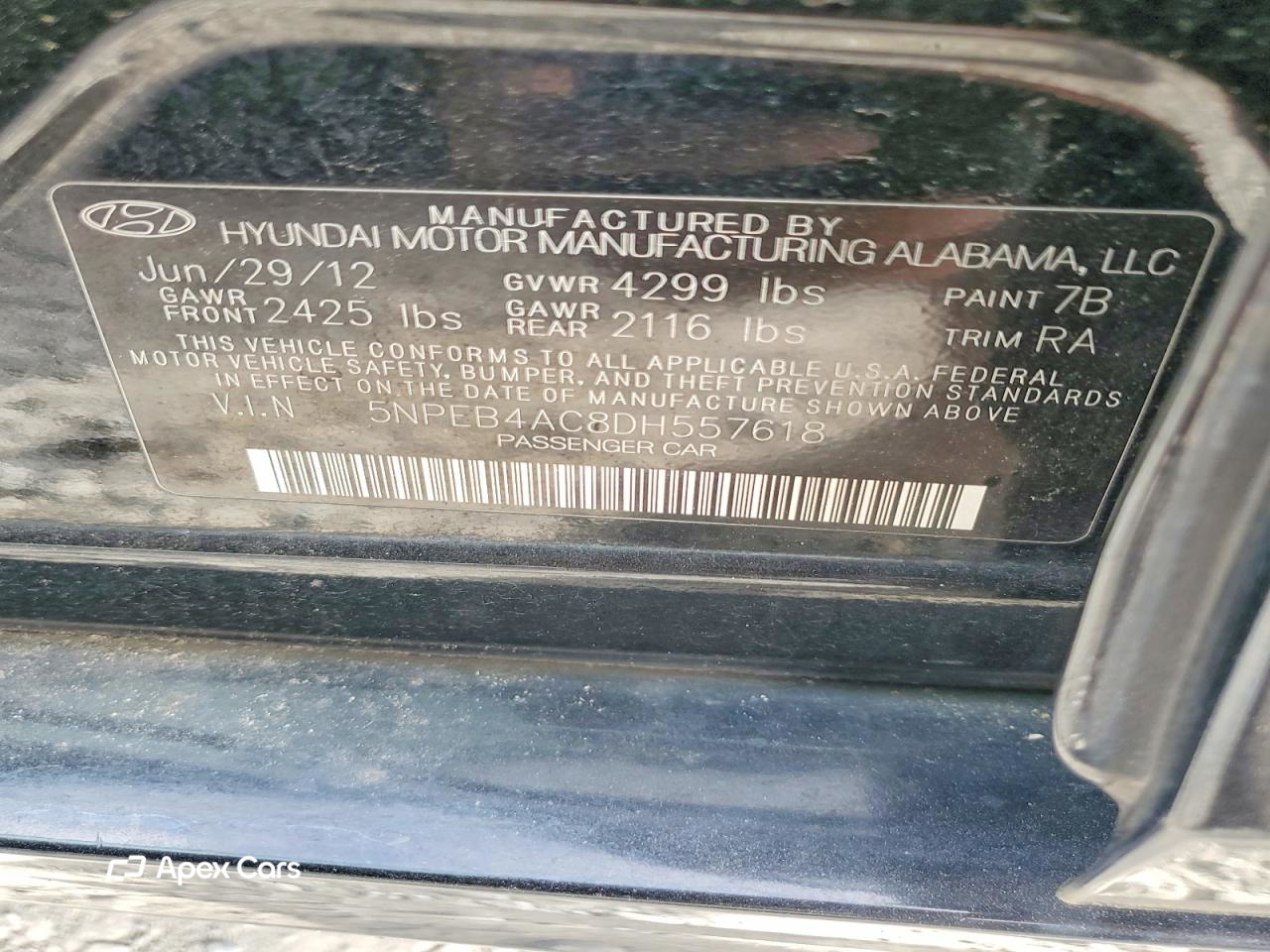 Hyundai Sonata 2013