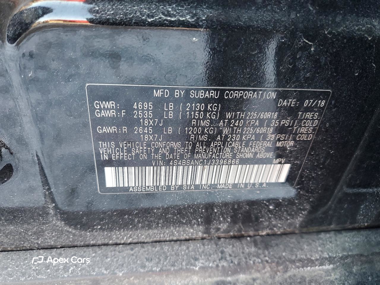 Subaru Outback 2018