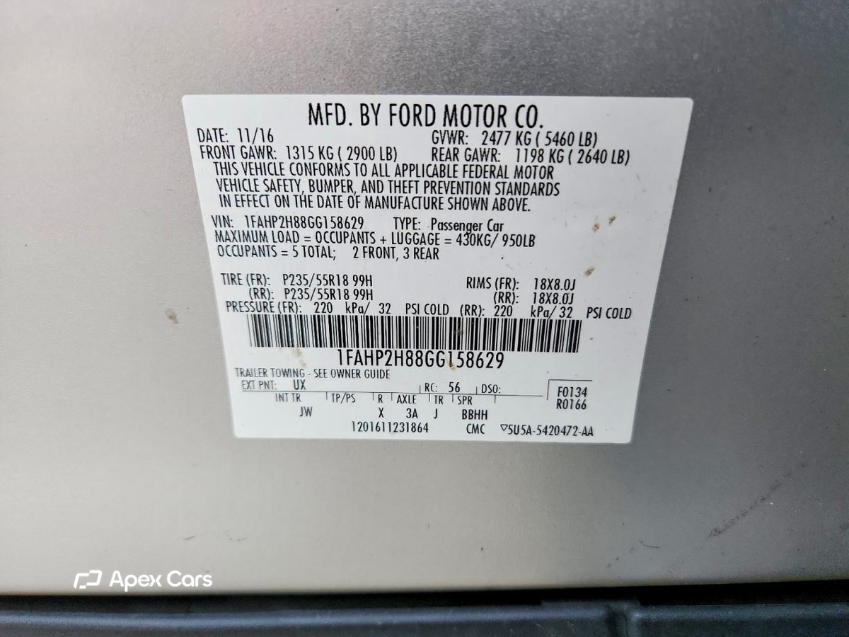 Ford Taurus 2016