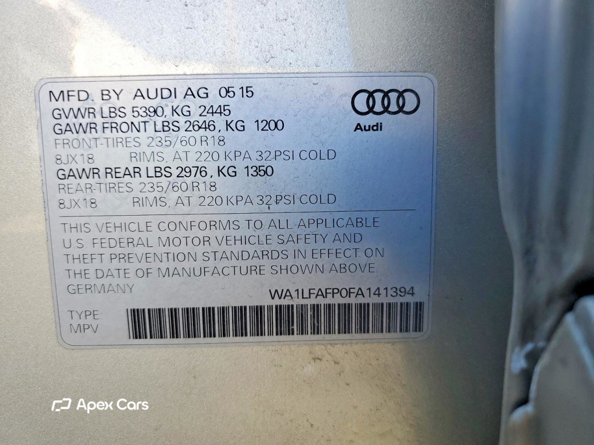 Audi Q5 2015