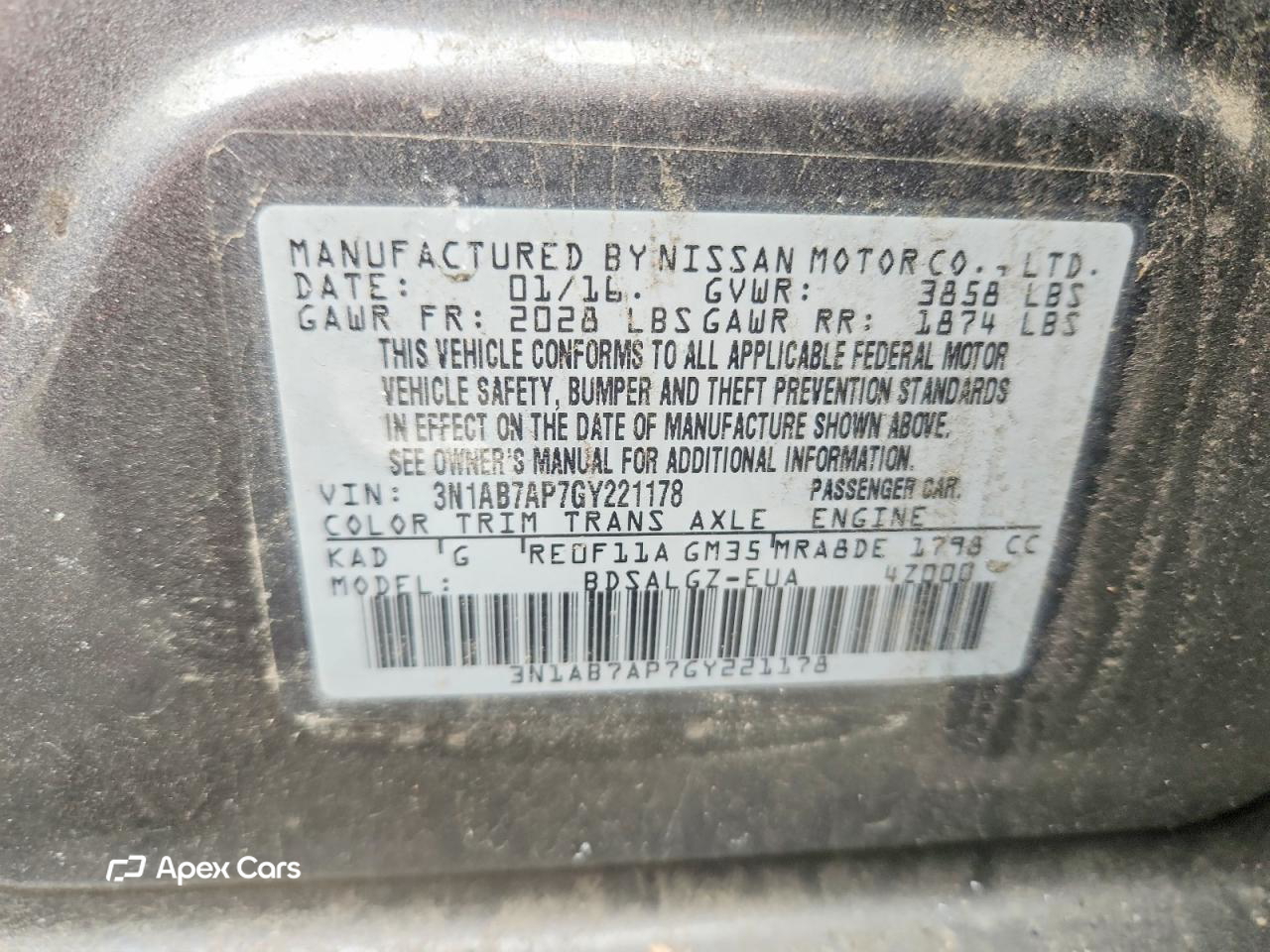 Nissan Sentra 2016