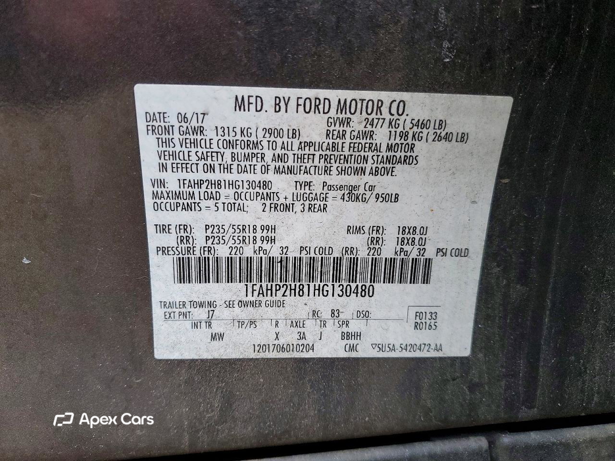 Ford Taurus 2017