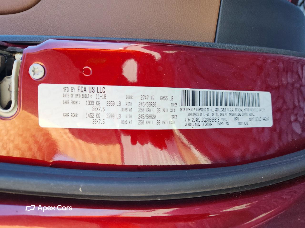 Chrysler Pacifica 2019