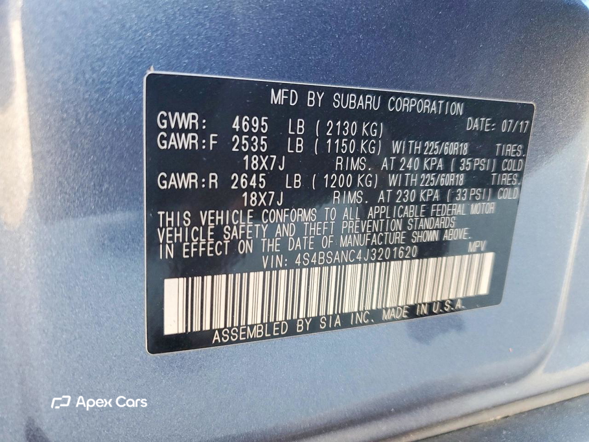 Subaru Outback 2018