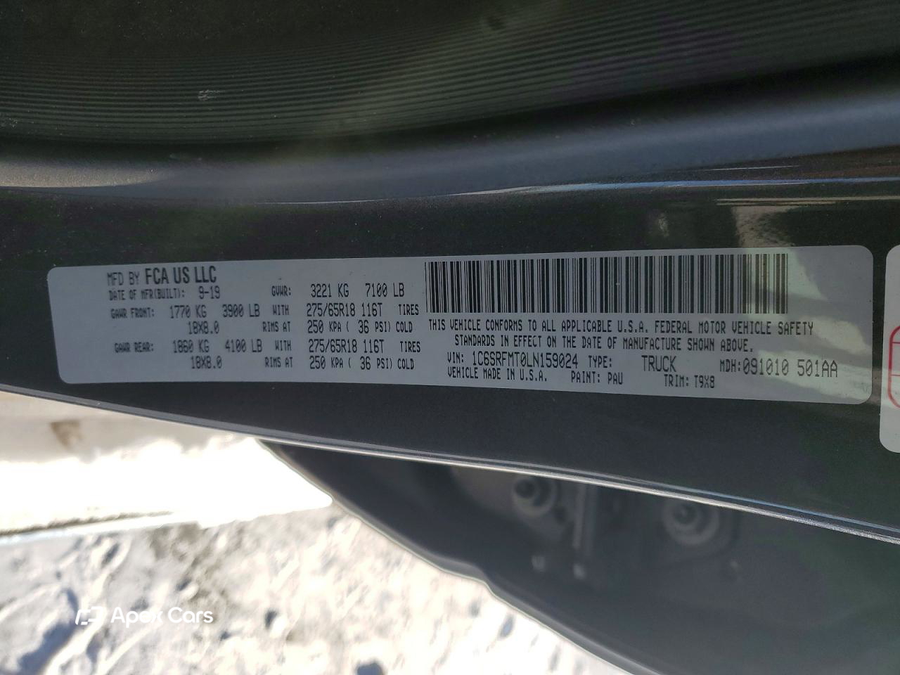 RAM 1500 2020
