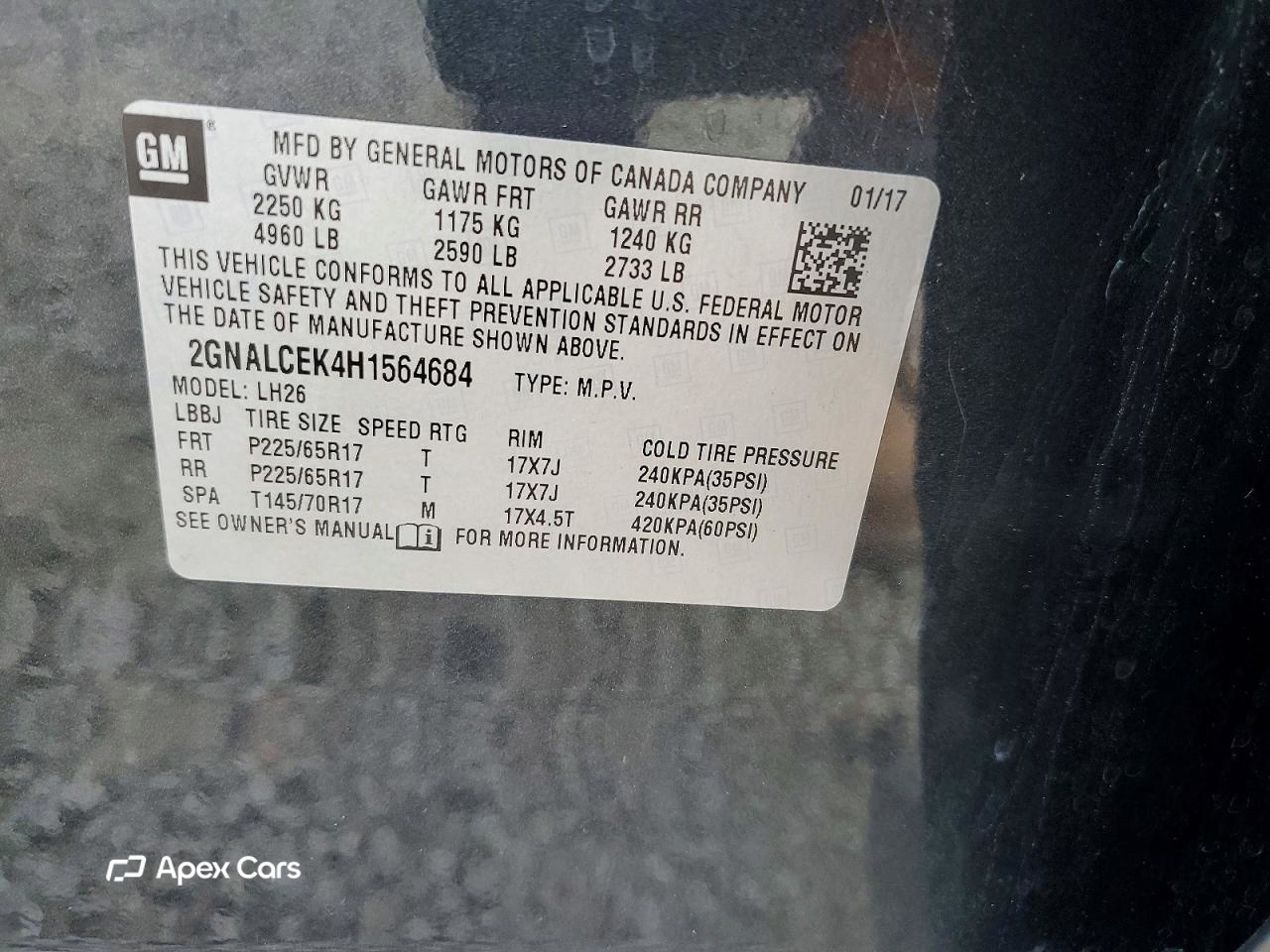 Chevrolet Equinox 2017