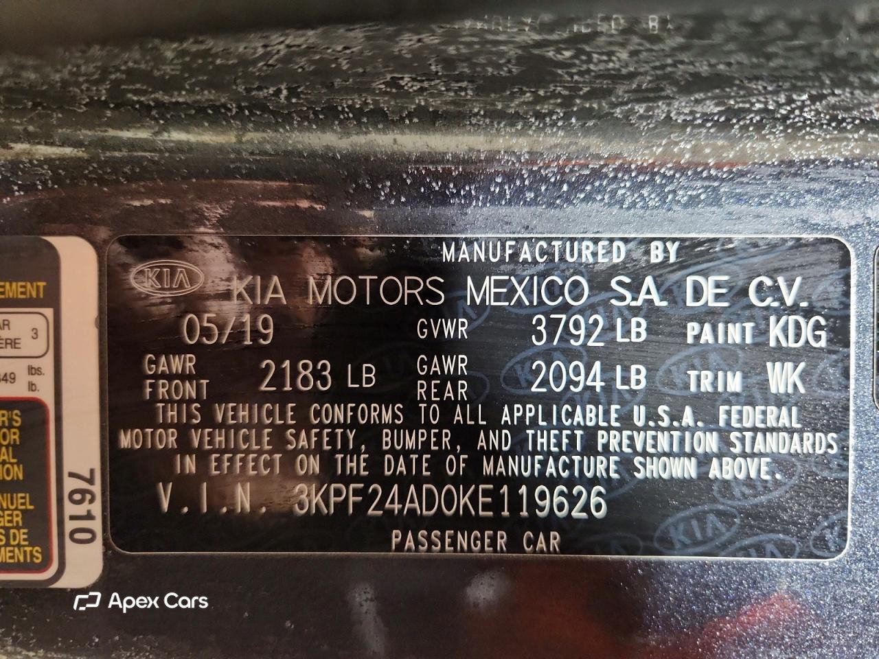 Kia Forte 2019