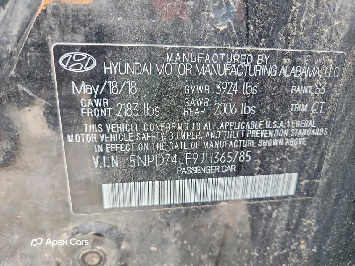 Hyundai Elantra 2018