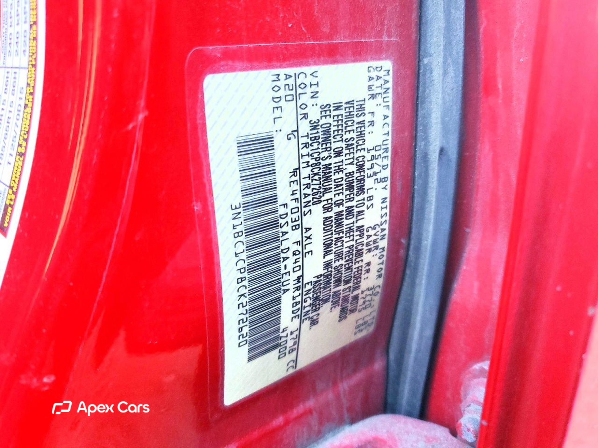 Nissan Versa 2012