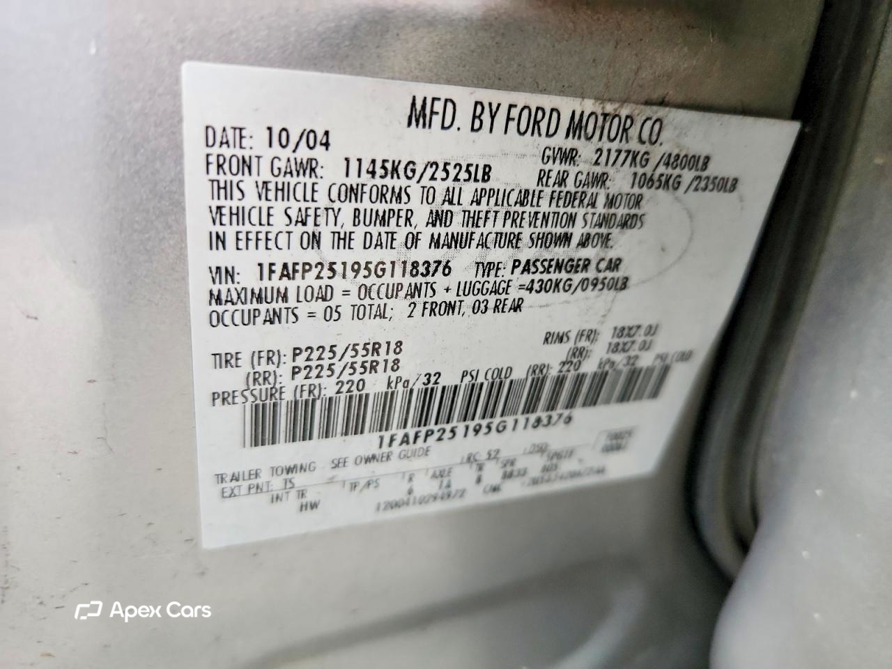 Ford Five Hundred 2005