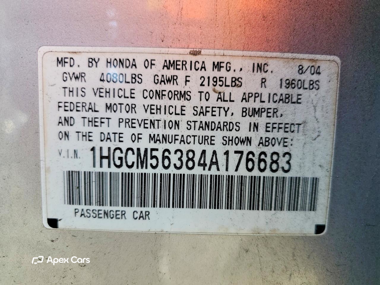 Honda Accord 2004