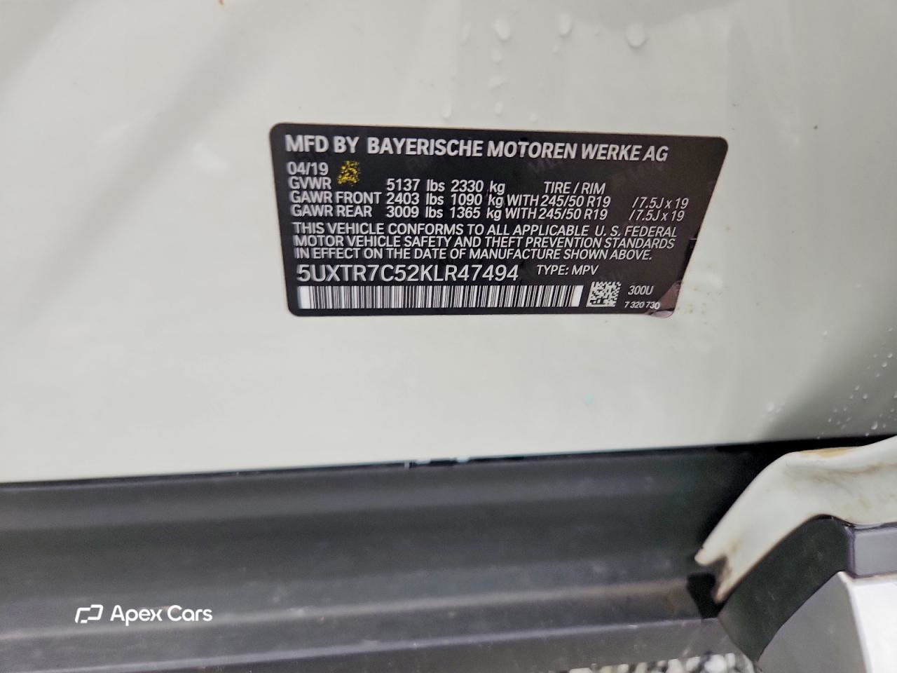 BMW X3 2019