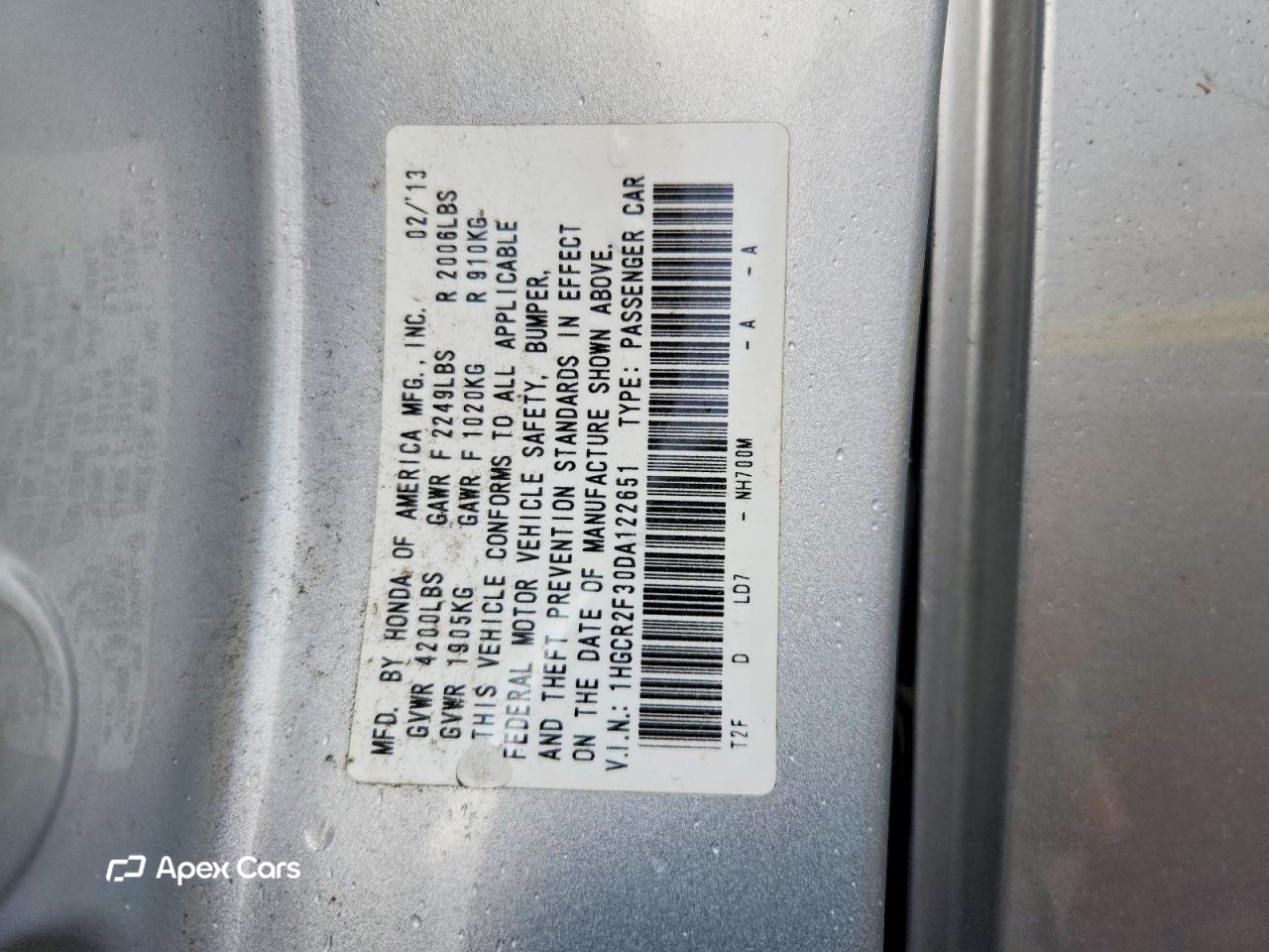 Honda Accord 2013