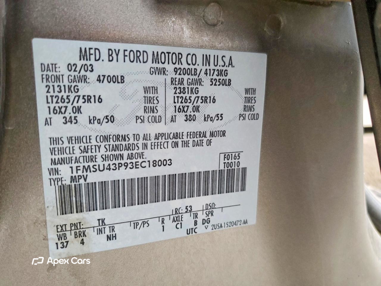 Ford Excursion 2003