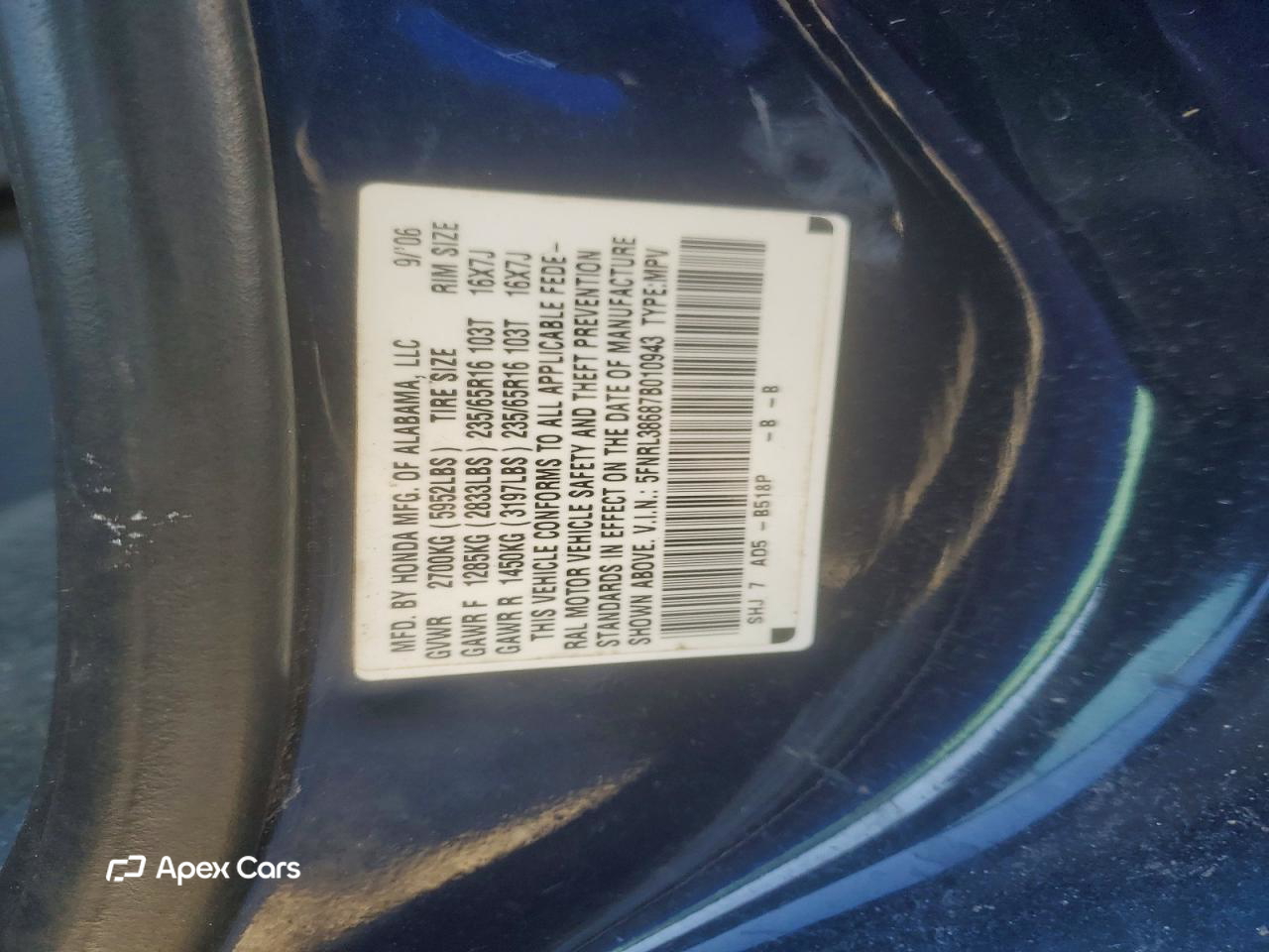 Honda Odyssey 2007