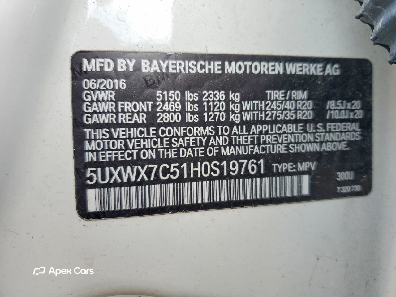 BMW X3 2017