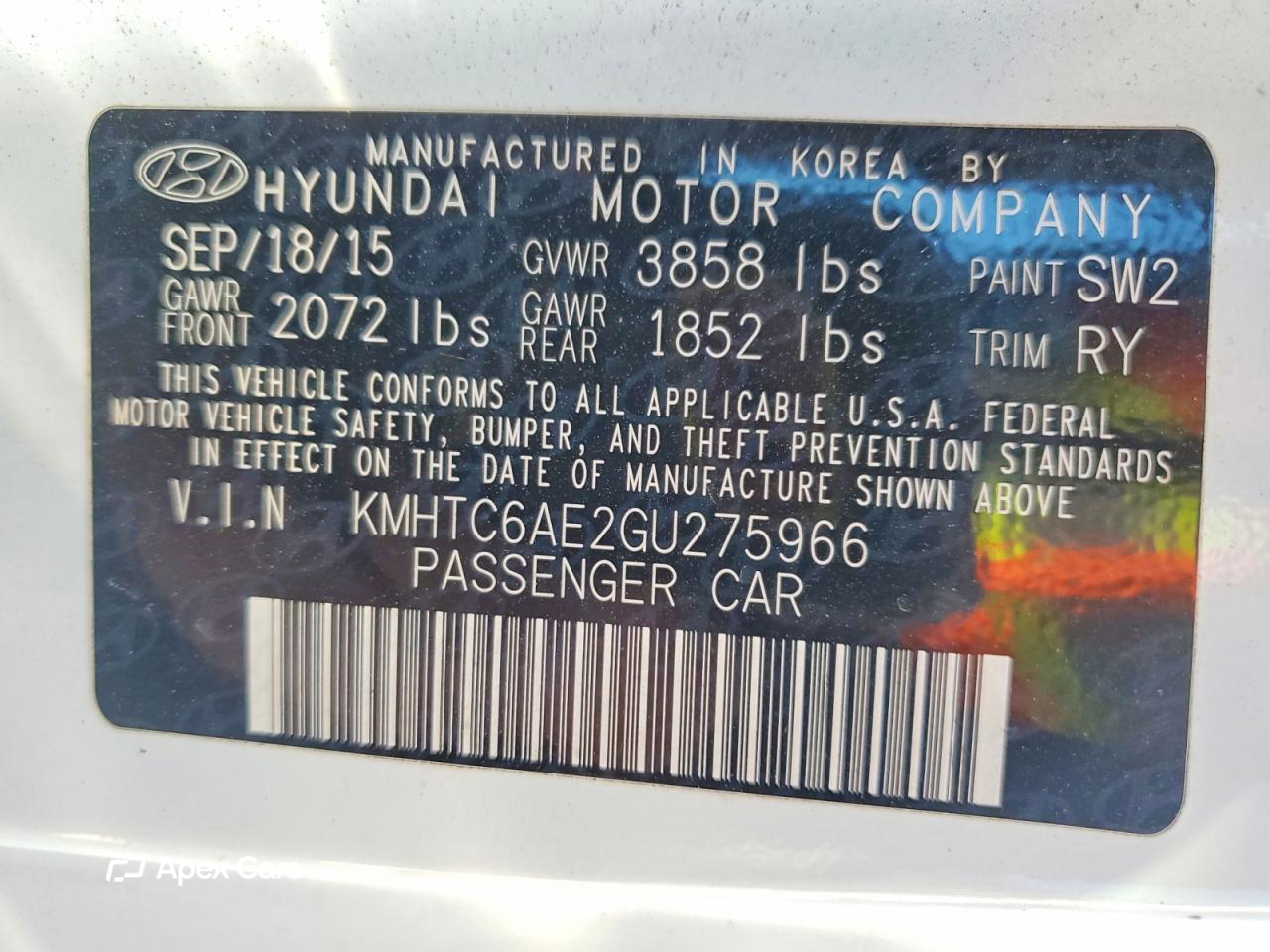 Hyundai Veloster 2016