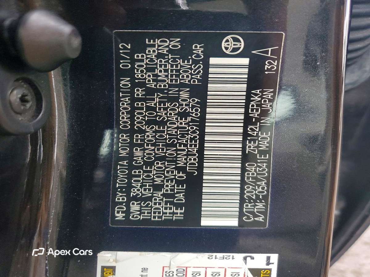 Toyota Corolla 2012