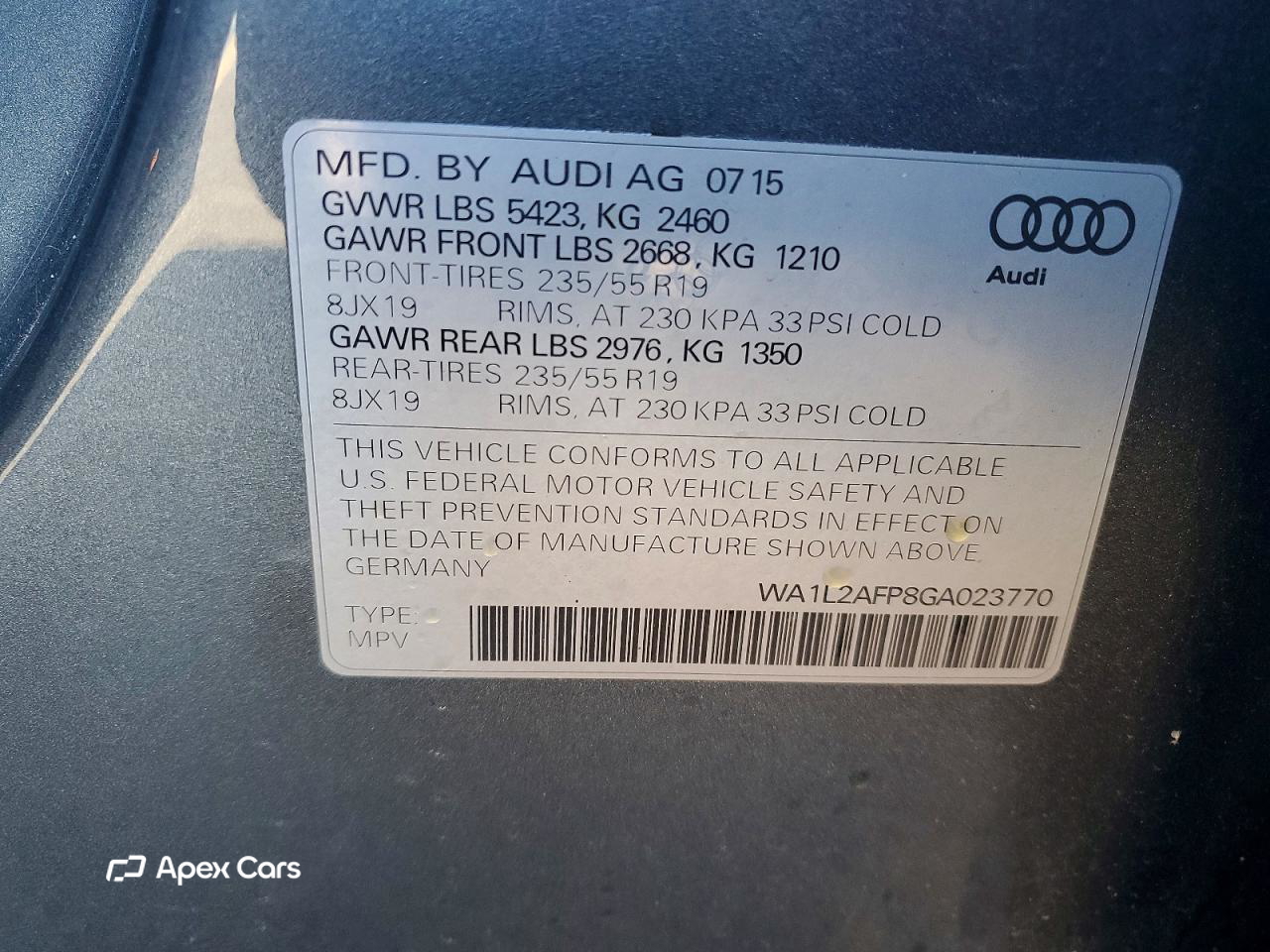 Audi Q5 2016