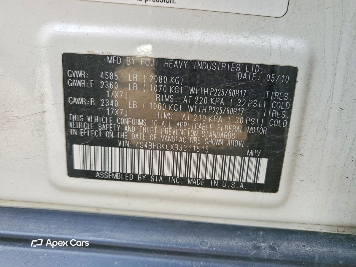 Subaru Outback 2011