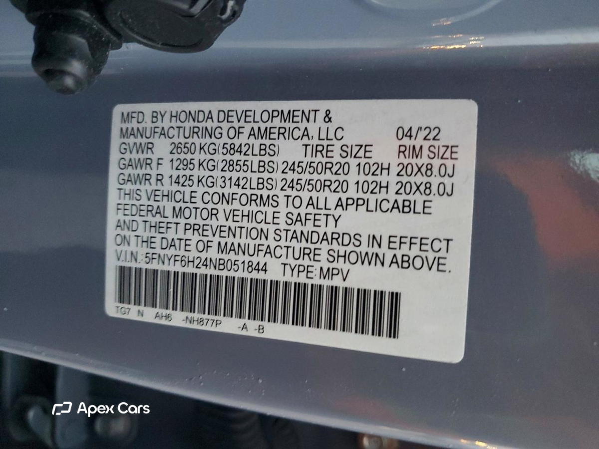 Honda Pilot 2022