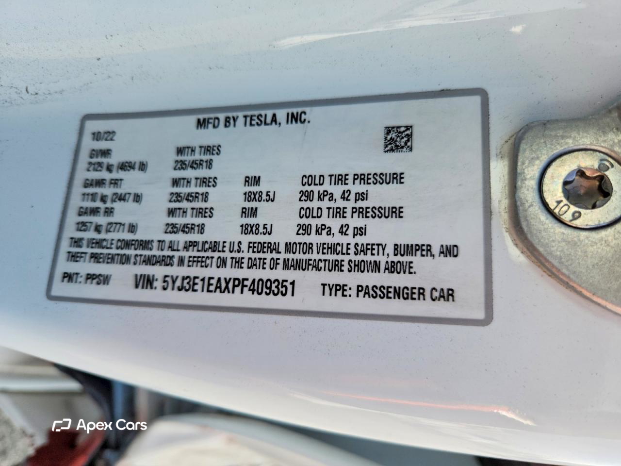 Tesla Model 3 2023